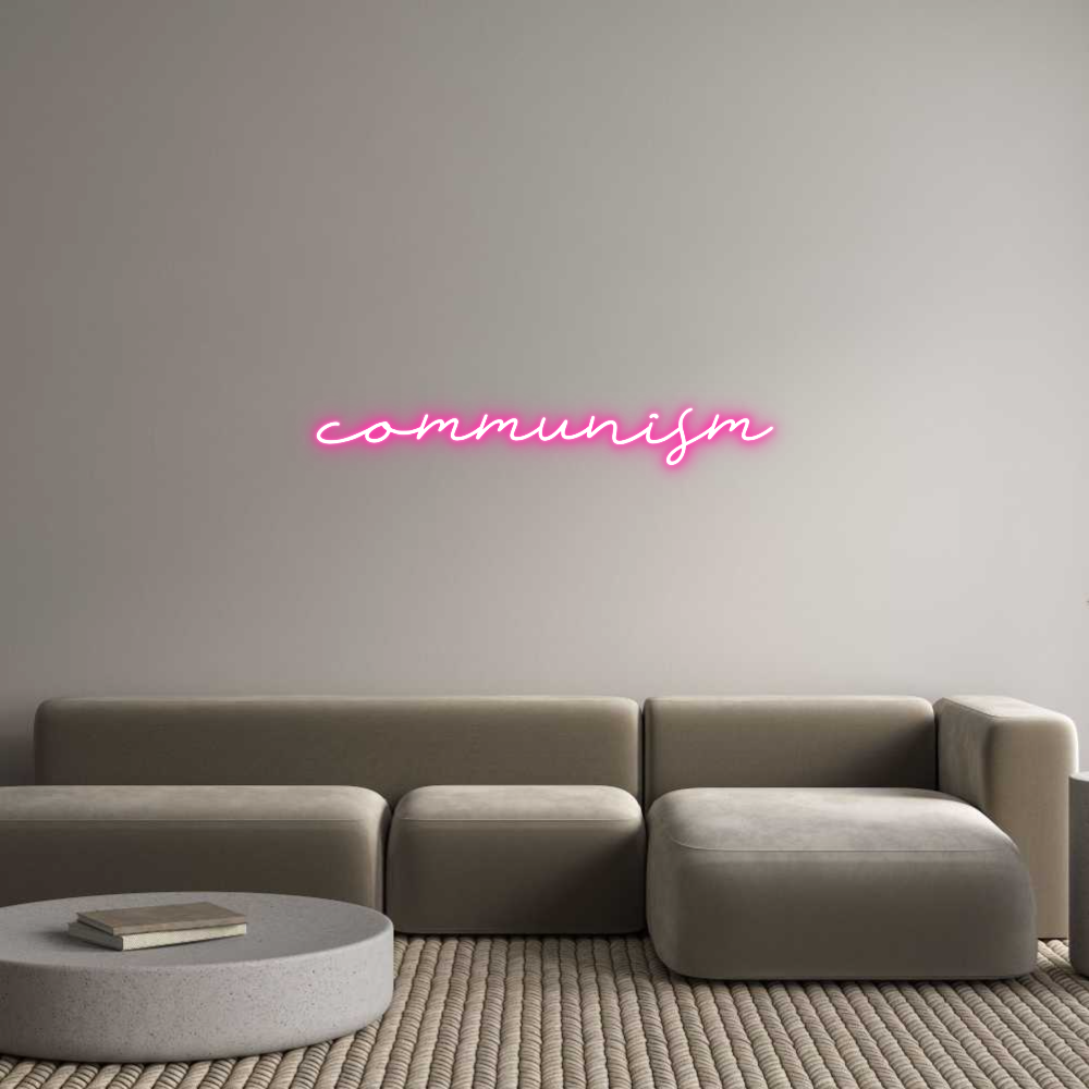 Individuelles Neon: communism