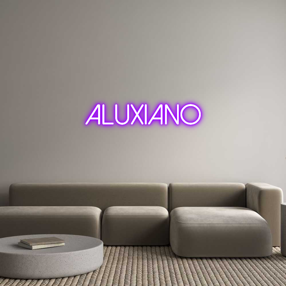 Individuelles Neon: Aluxiano