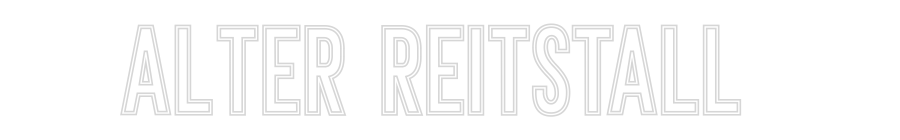 Individuelles Neon: Alter Reitsta...
