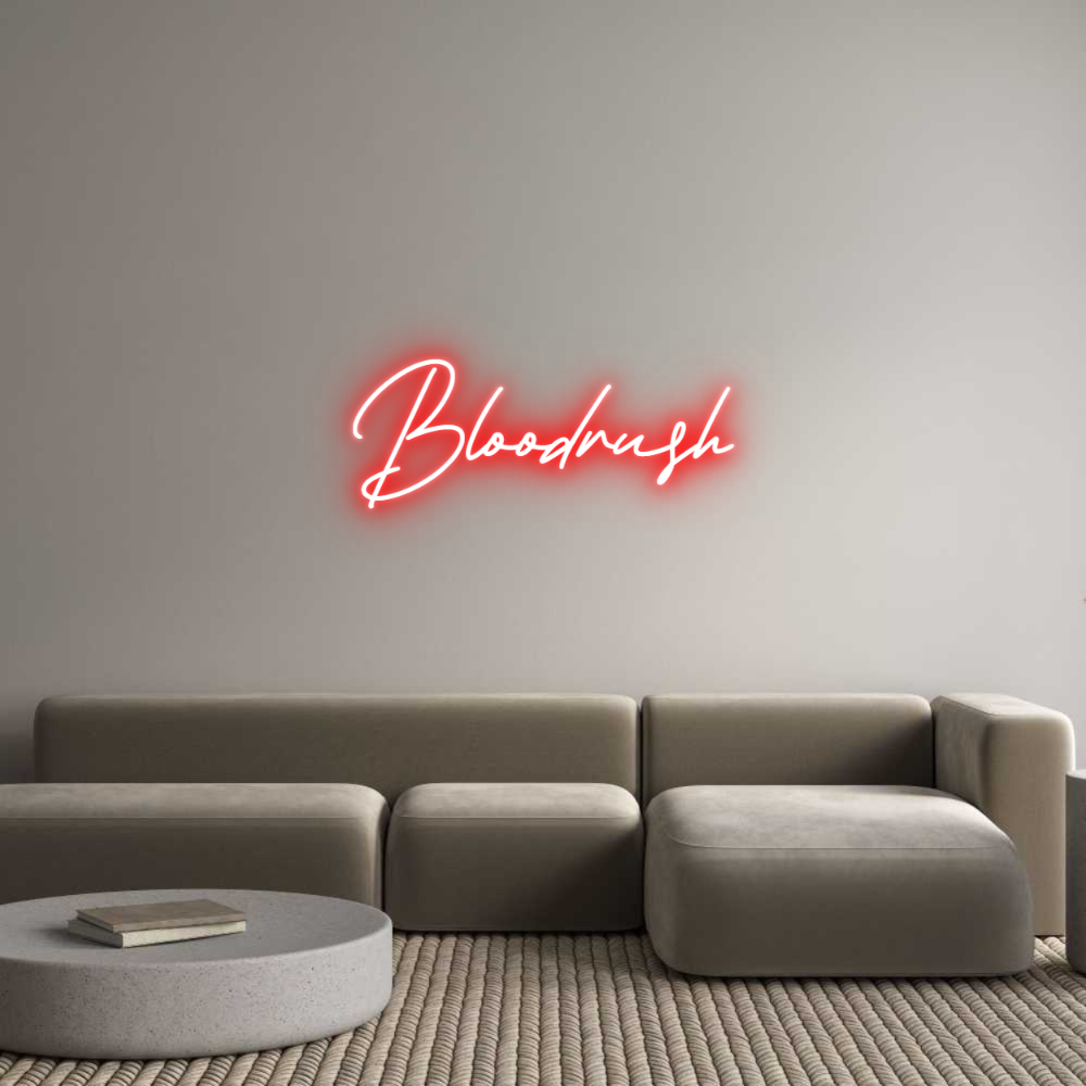 Individuelles Neon: Bloodrush