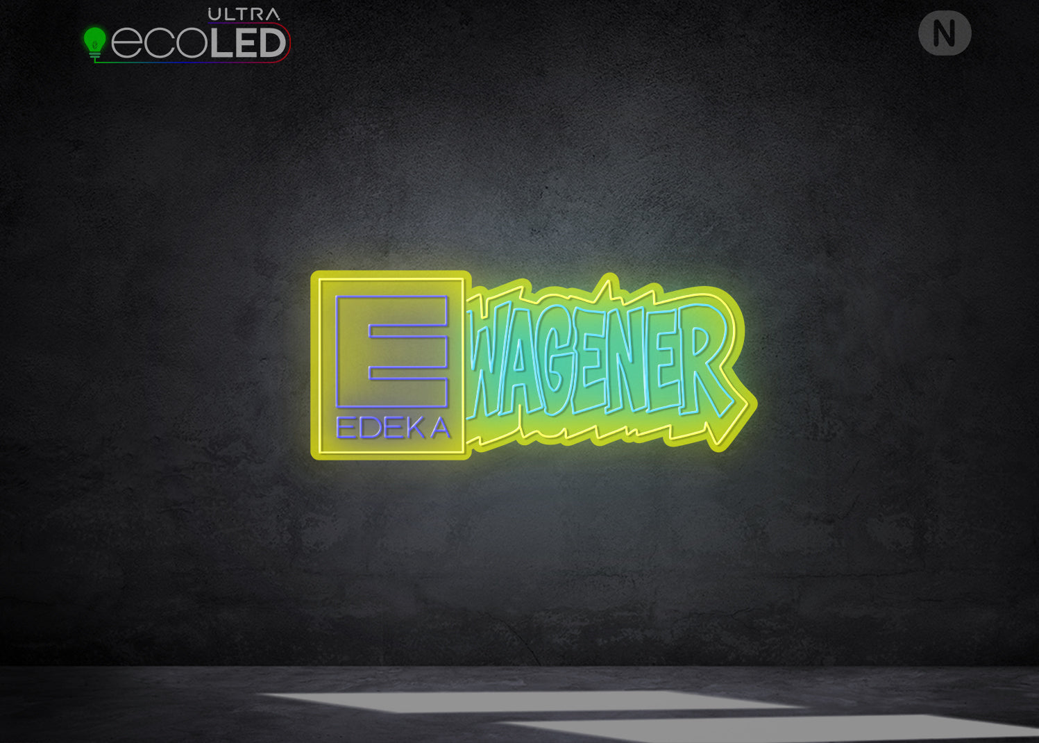 Individuelles Neonschild