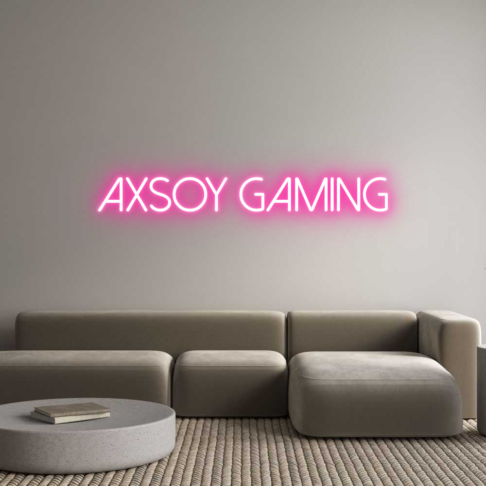 Individuelles Neon: Axsoy GAMING