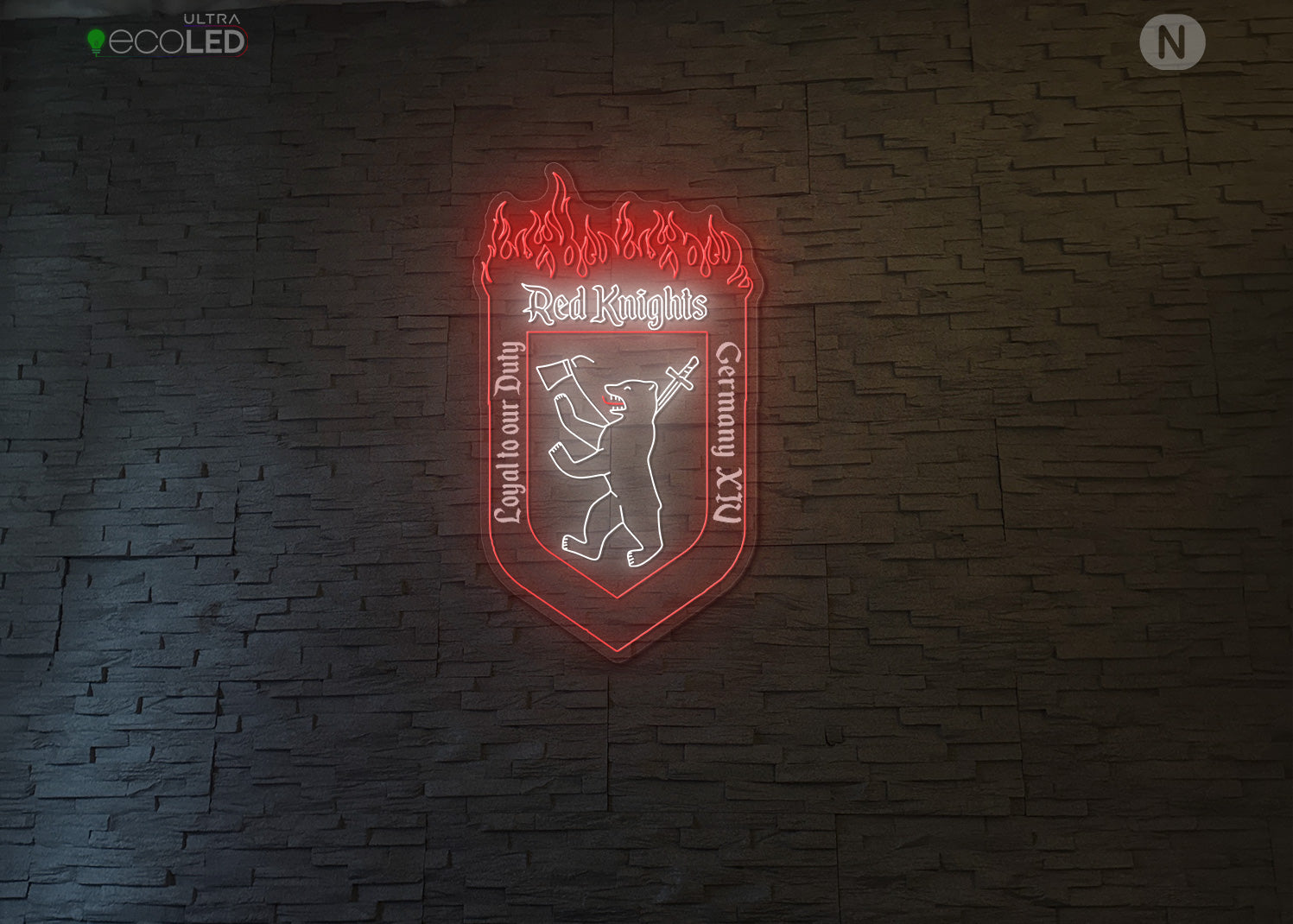 Individuelles Neonschild