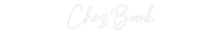 Individuelles Neon: Chez Boonk
