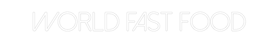 Individuelles Neon: World fast food