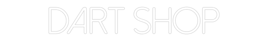 Individuelles Neon: Dart Shop