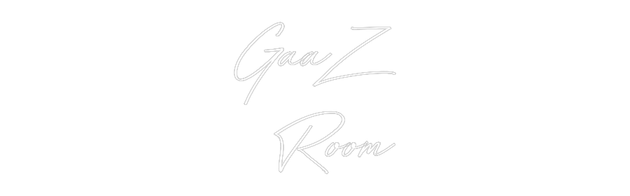 Individuelles Neon: GaaZ
Room
