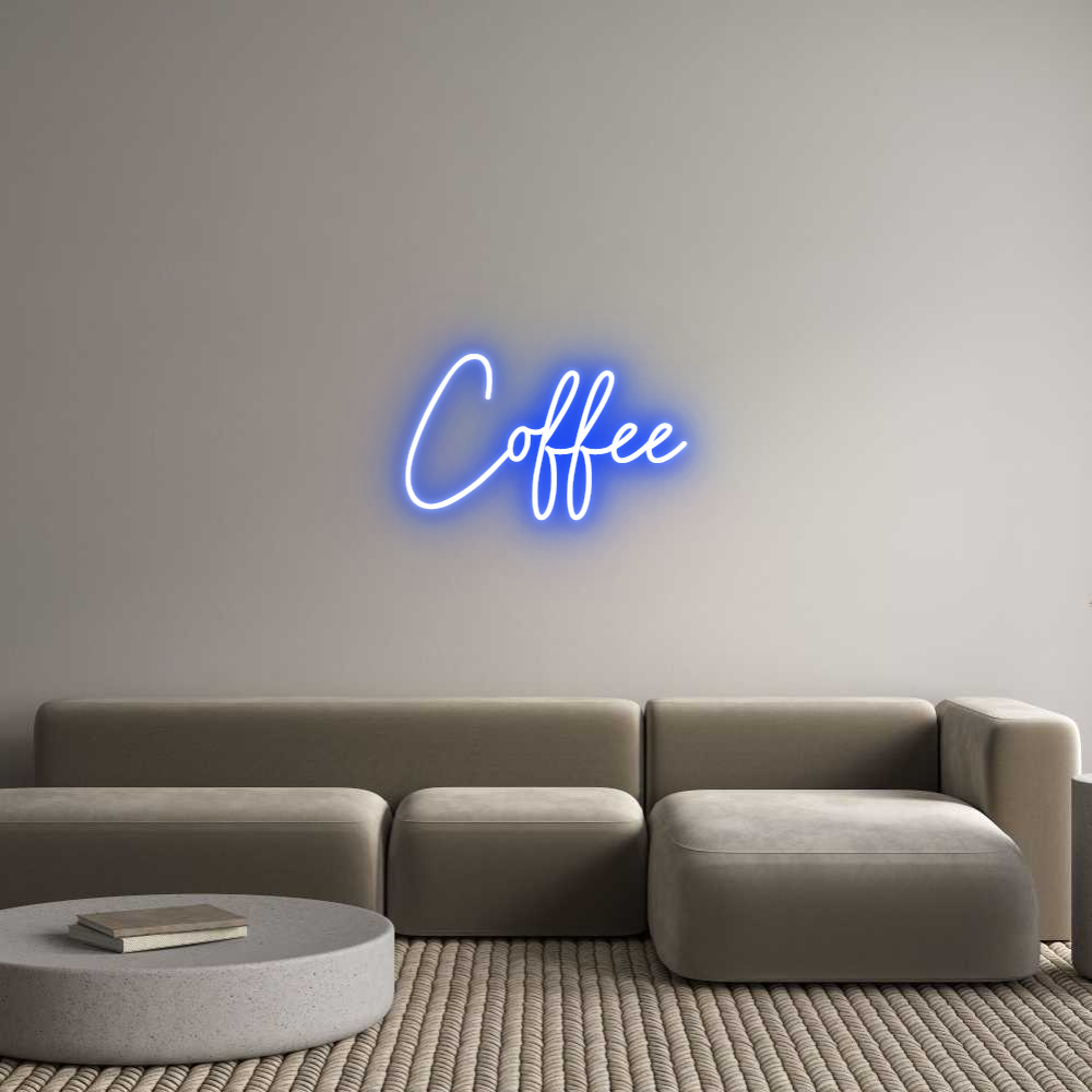 Individuelles Neon: Coffee