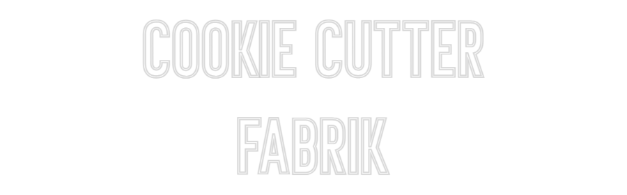 Individuelles Neon: Cookie Cutter...