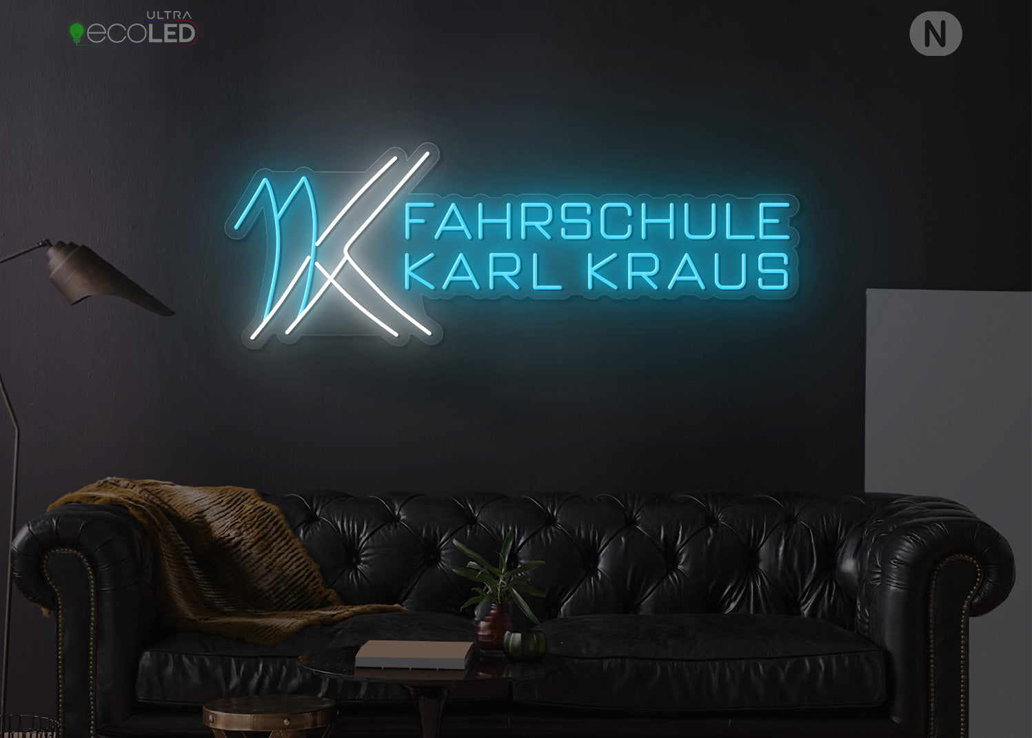 Individuelles Neonschild