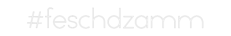 Individuelles Neon: #feschdzamm