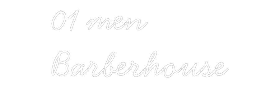 Individuelles Neon: 01 men
Barbe...