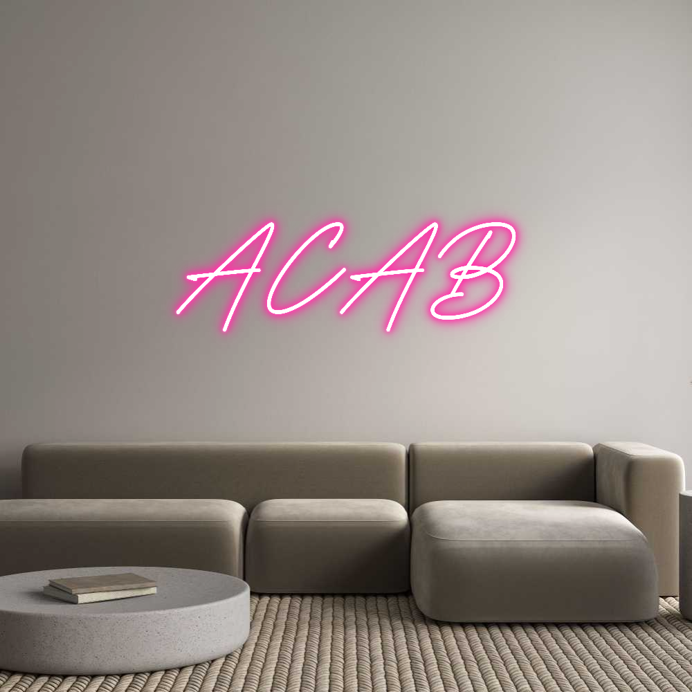 Individuelles Neon: ACAB