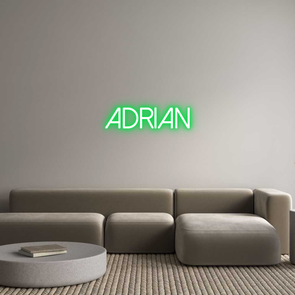 Individuelles Neon: Adrian