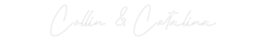 Individuelles Neon: Collin & Cata...