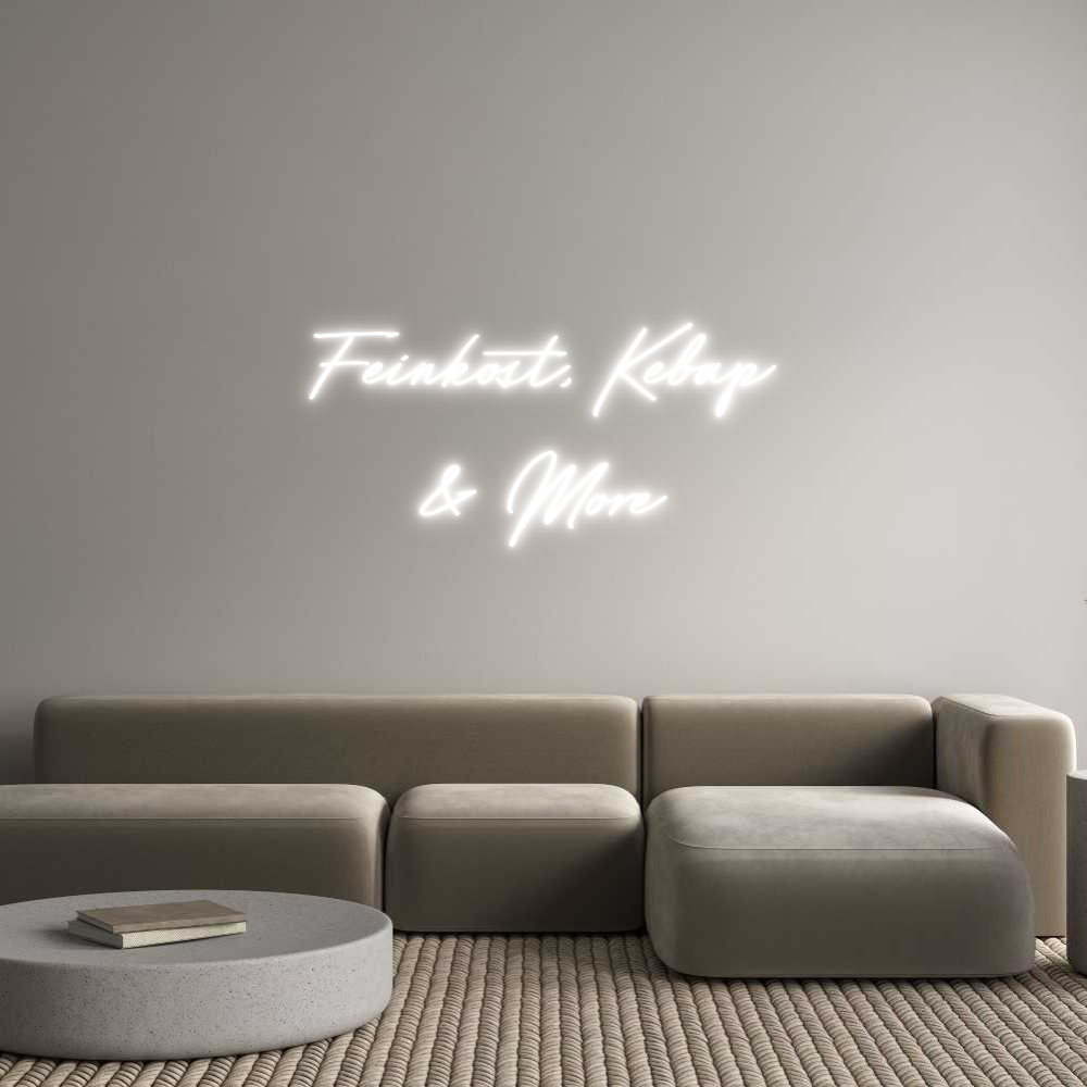 Individuelles Neon: Feinkost, Keb...