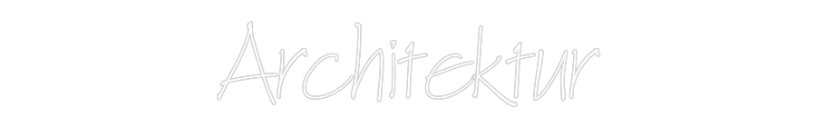 Individuelles Neon: Architektur