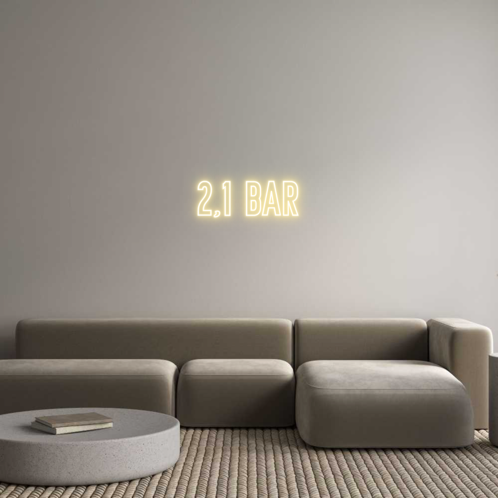 Individuelles Neon: 2,1 bar