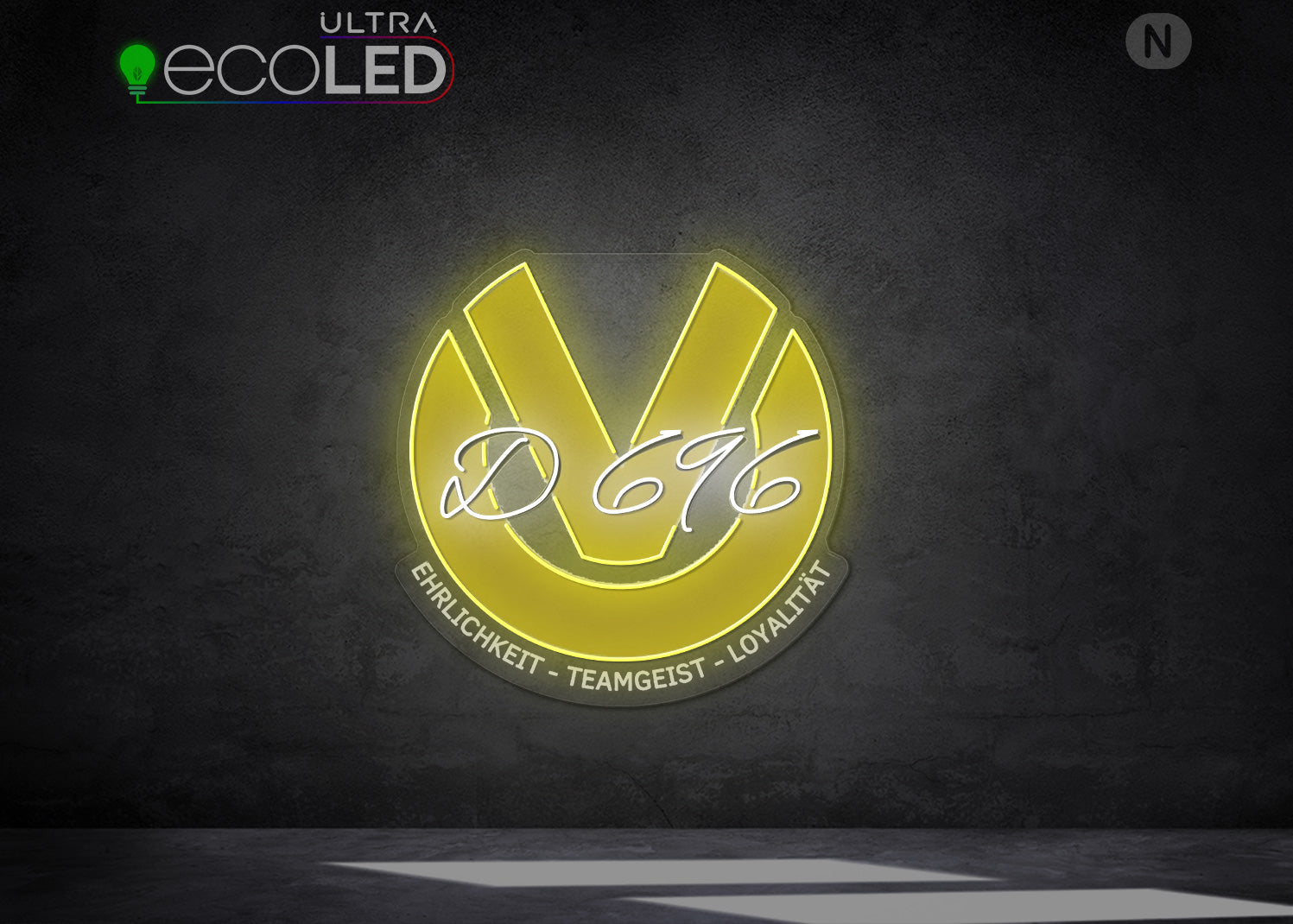 Individuelles Neonschild