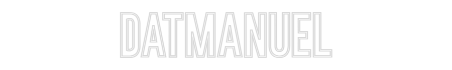 Individuelles Neon: DATMANUEL