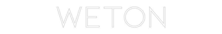 Individuelles Neon: WETON