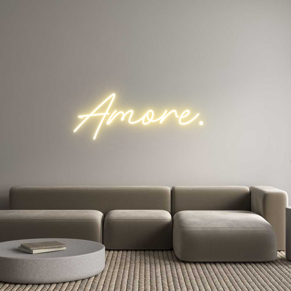 Individuelles Neon: Amore.