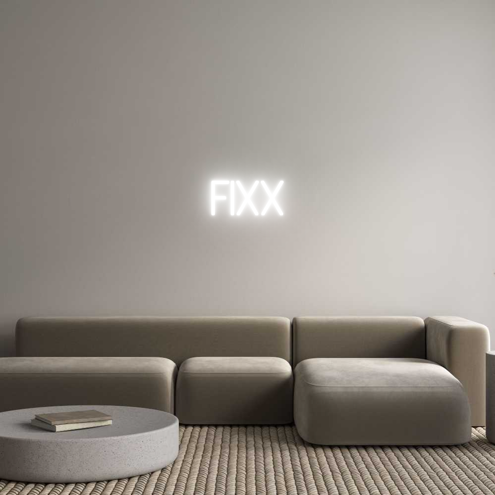 Individuelles Neon: FIXX
