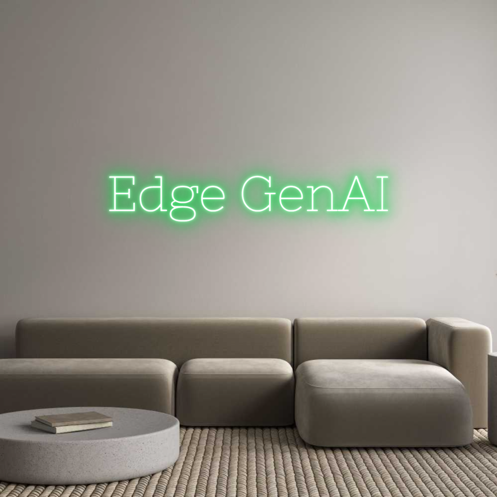 Individuelles Neon: Edge GenAI
