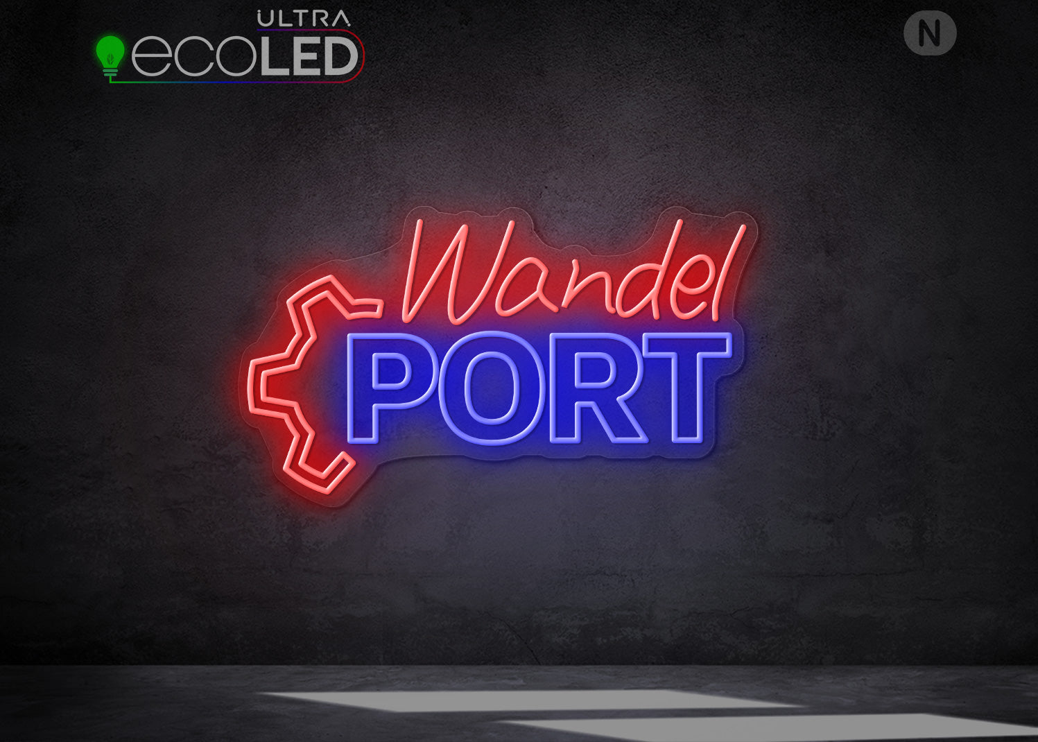 Individuelles Neonschild