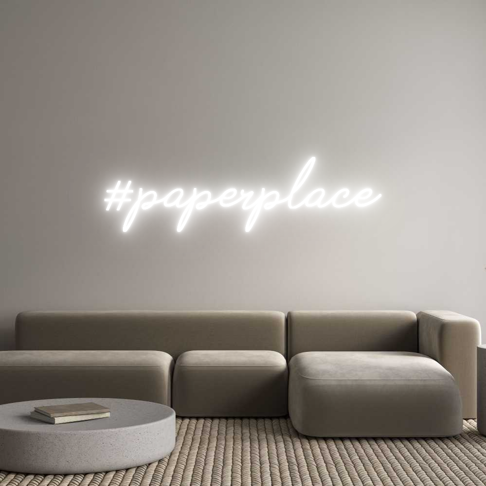 Individuelles Neon: #paperplace