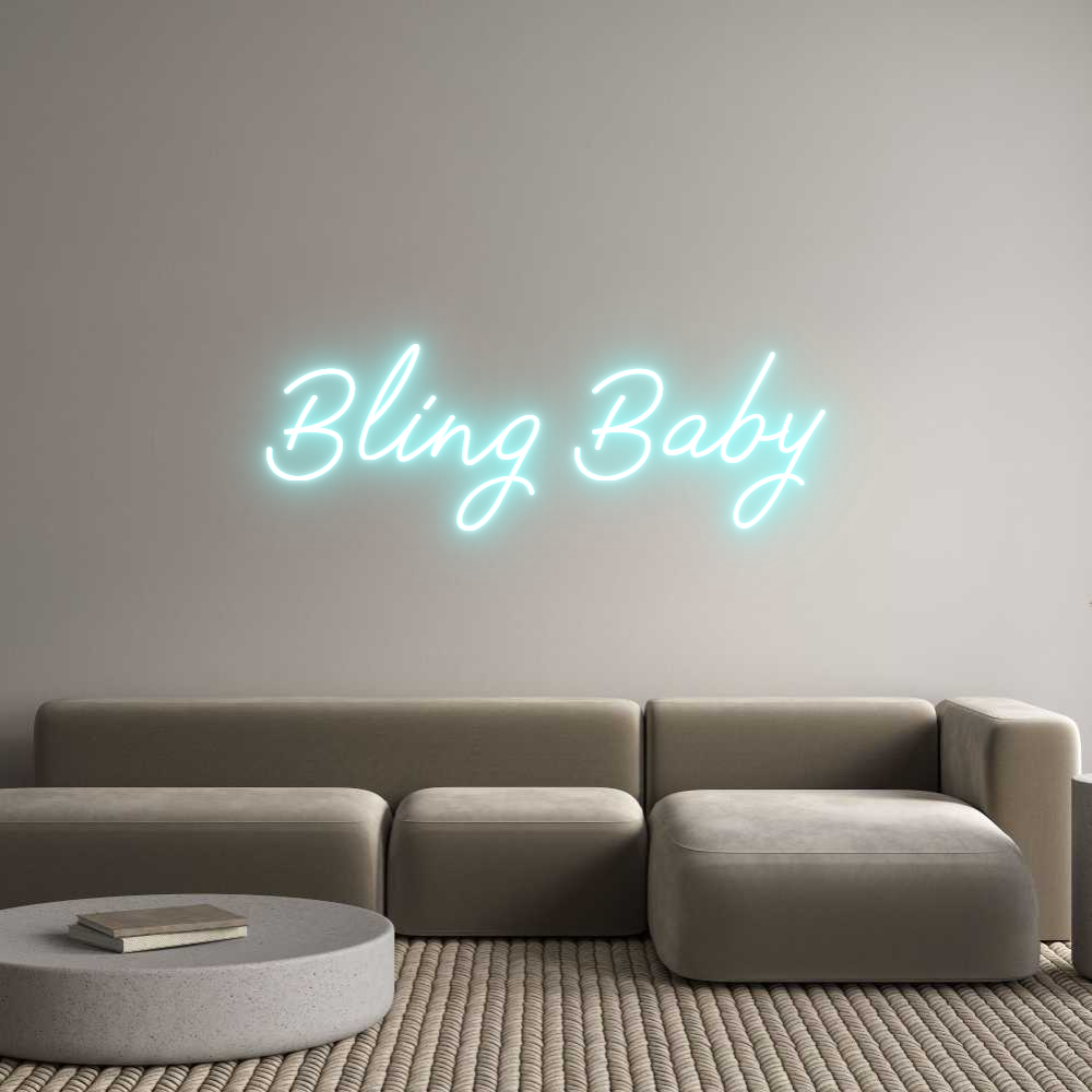 Individuelles Neon: Bling Baby