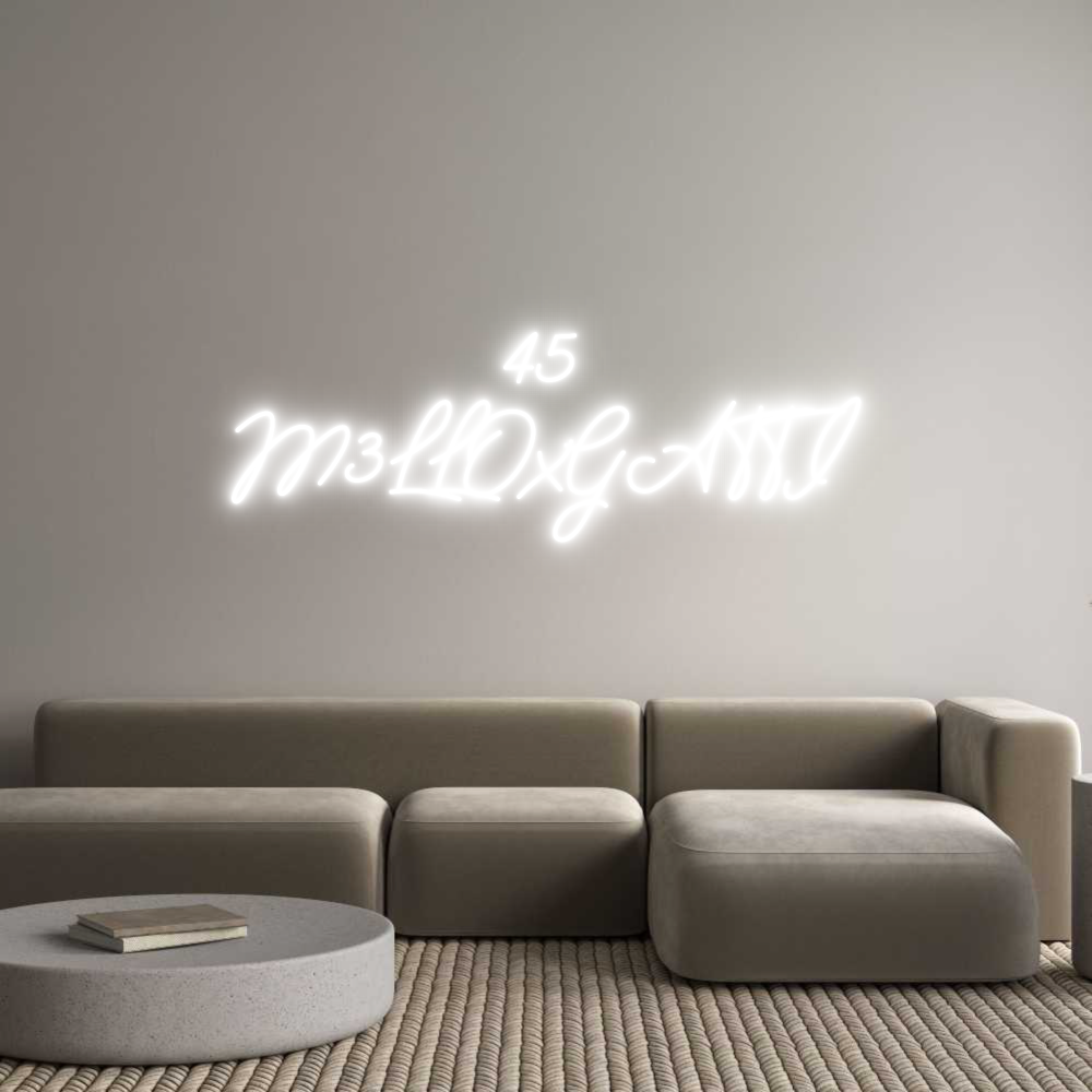 Individuelles Neon: 45...