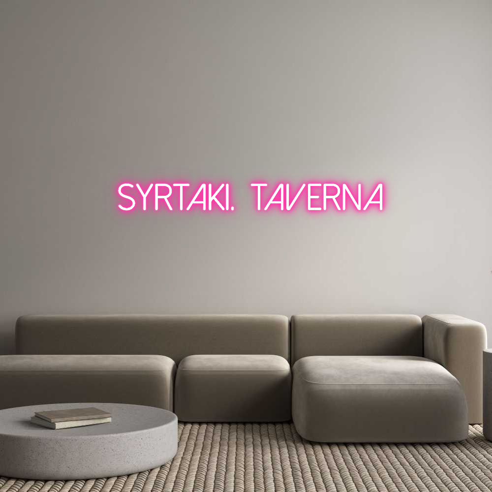 Individuelles Neon: SYRTAKI. T...