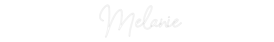 Individuelles Neon: Melanie