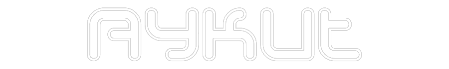 Individuelles Neon: Aykut