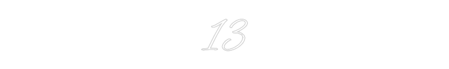 Individuelles Neon: 13