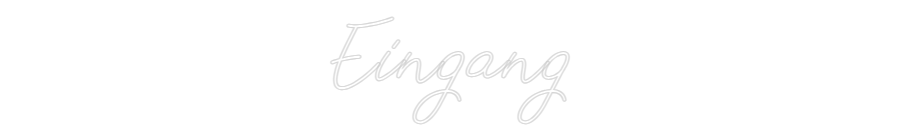 Individuelles Neon: Eingang