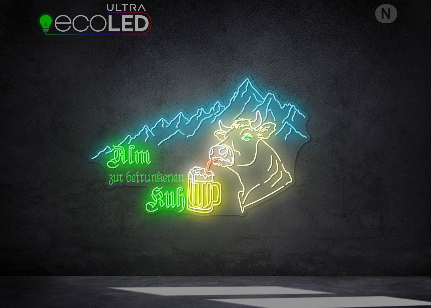 Individuelles Neonschild