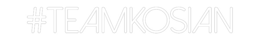 Individuelles Neon: #TeamKosian