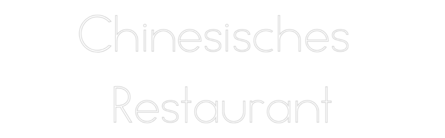 Individuelles Neon: Chinesisches ...