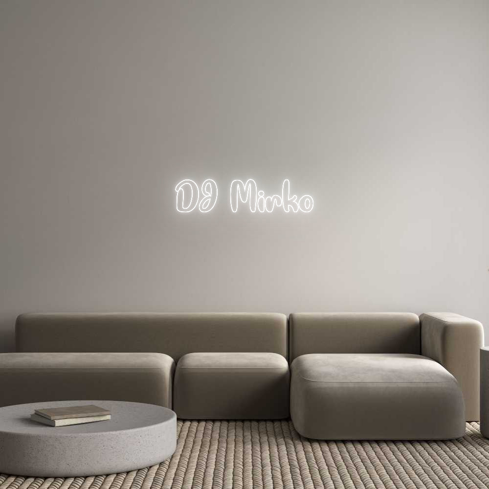 Individuelles Neon: DJ Mirko
