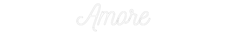 Individuelles Neon: Amore