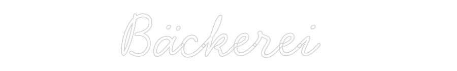 Individuelles Neon: Bäckerei