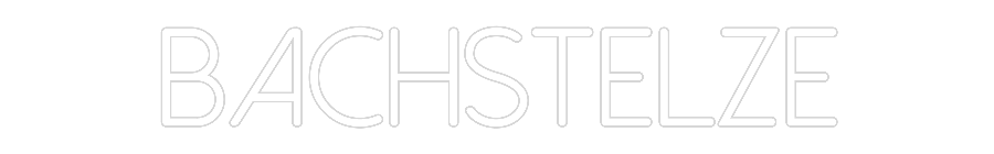 Individuelles Neon: Bachstelze