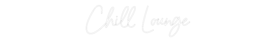Individuelles Neon: Chill Lounge