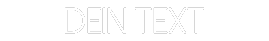 Individuelles Neon: Dein Text