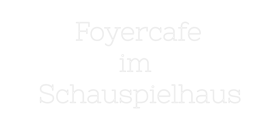 Individuelles Neon: Foyerca...