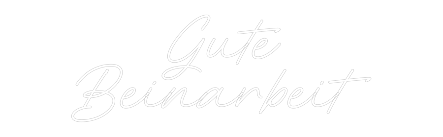Individuelles Neon: Gute
Beinarb...