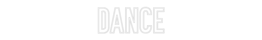 Individuelles Neon: Dance