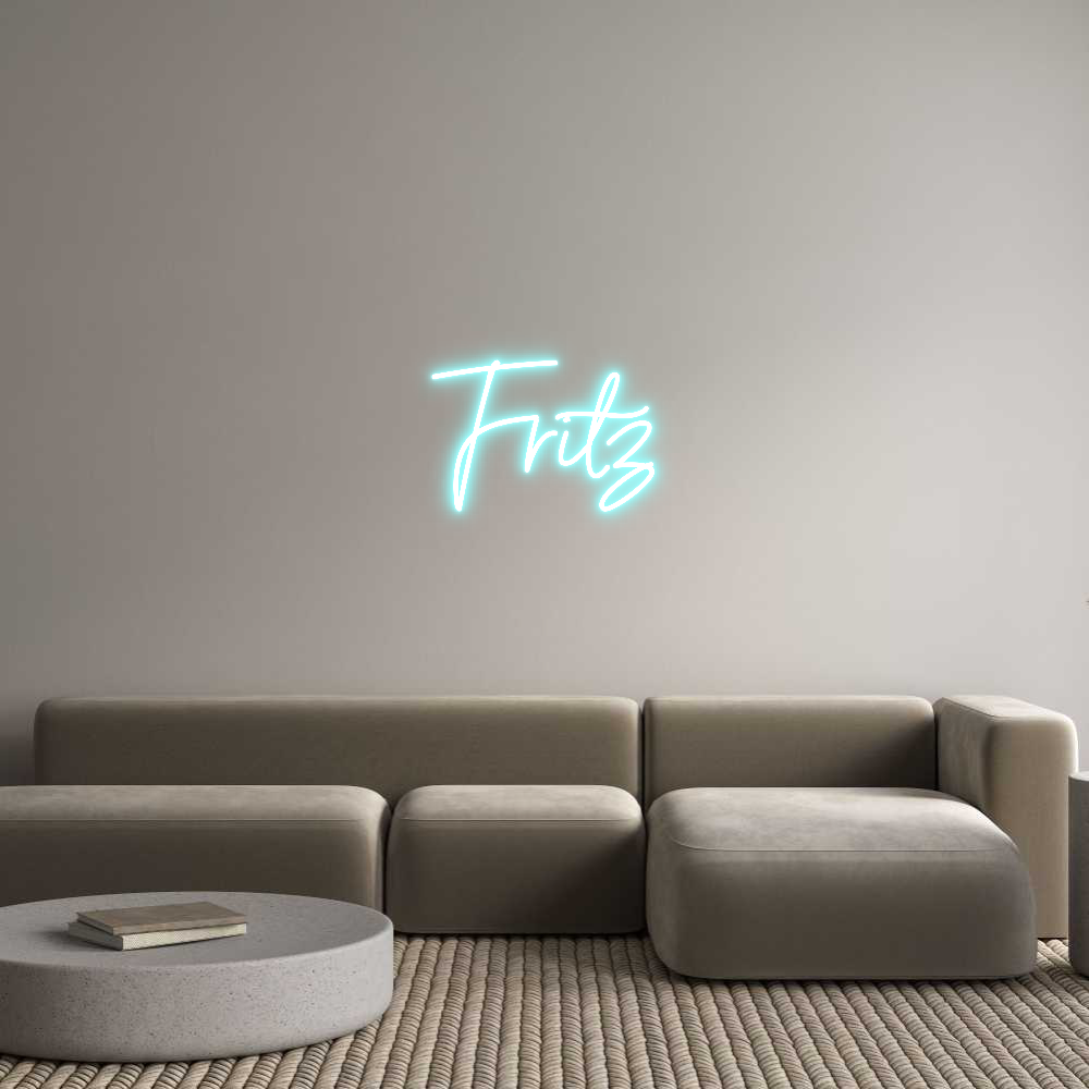 Individuelles Neon: Fritz